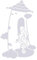 CLICKANDPRINT Aufkleber » Rapunzel, 130x79,0cm, Transparent • Wandtattoo / Wandaufkleber / Wandsticker / Wanddeko / Vinyl