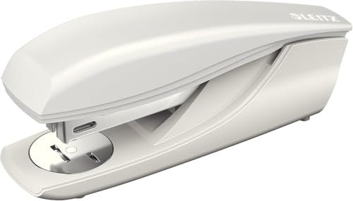 Leitz Büroheftgerät, Für 30 Blatt, Ergonomisches Design, Inkl. Heftklammern, Grau, NeXXt-Serie, 55000085