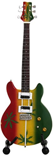 Mini Guitars MGT-0468 Marley Tribute Mini-Gitarre, Nachbildung, 8,5 x 27,5 x 1 cm, mehrfarbig