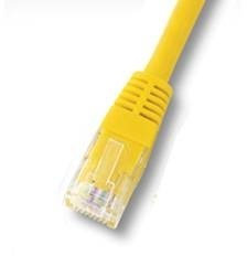 Gembird PP12 – 3 m/und 3 m Cat5e U/UTP (UTP) gelb – Netzwerkkabel (CAT5e, RJ-45, RJ-45, Männlich/männlich, Gold, 10/100/1000Base-T (X))