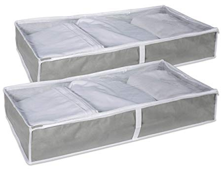 DII Breathable Closet Soft Storage Bag, Chest Size S/2, Gray