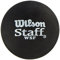 Wilson Staff Squash 2 Ball Squashbälle, Rot, 2 Stück