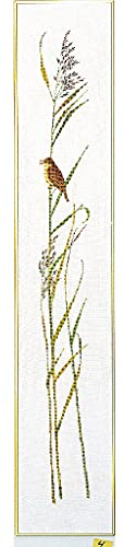 Eva Rosenstand Warbler on Grasses Cross Stitch Kit