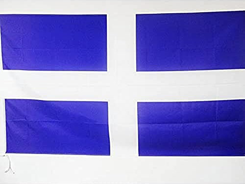 AZ FLAG - Drapeau Flotte française au XVIIè siècle - 150x90 cm - Drapeau Pavillon Marin France 100% Polyester Avec Fourreau et cordelette - Pavillon 110 g