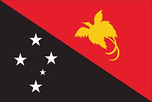 flaggenmeer® Flagge Papua-Neuguinea 80 g/m² ca. 60 x 90 cm