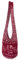Lofbaz Damen Elephant Cotton Umhängetasche Tasche Burgund