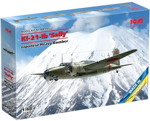ICM 1:48 - Ki-21-Ib Sally Japanischer schwerer Bomber, schwarz