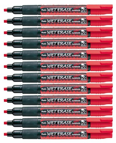 Pentel Chalk Marker - Red (Pack of 12)
