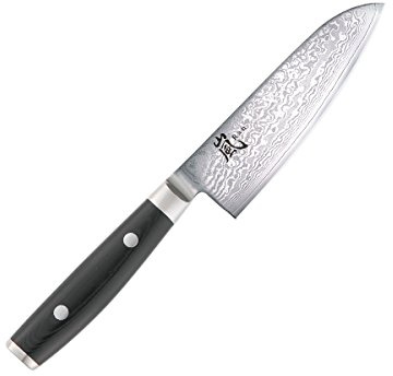 Ran69 VG10 - Coltello giapponese Yaxell piccolo, 69 strati di acciaio damasco, lama da 12,5 cm, manico in canvas micarta