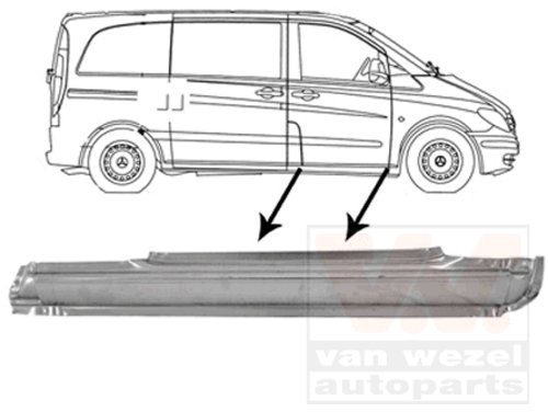 Van Wezel 3080102 Tritthocker rechts Beifahrerseite