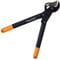 Fiskars PowerStep Amboss-Astschere für trockenes und hartes Holz, Antihaftbeschichtet, Gehärteter Präzisionsstahl, Länge: 57 cm, Schwarz/Orange, L85, 1000585