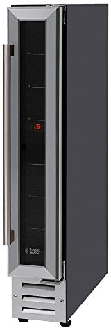 Russell Hobbs RHBI7WC1SS Freestanding or Integrated Wine/Drinks Cooler, 7 bottle capacity, Stainless Steel