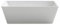 Jet-Line | Design Badewanne Wetzikon II | Bad und Badaustattung | Wanne | weiss | rechteckig | hochwertiges Acryl | Neu | freistehend