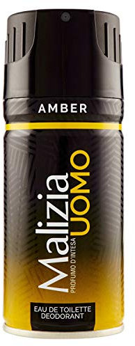 Malizia Eau de Toilette Deodorant Amber Yellow 150ml