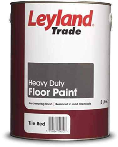 Leyland Trade Heavy Duty Floor Paint - Tile Red 5L