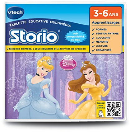 Vtech - 230205 - Storio 2 et générations suivantes - Jeu éducatif - Princesses Disney