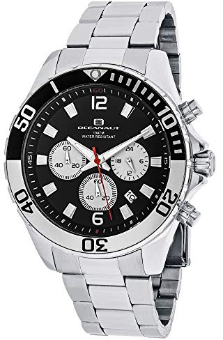 Oceanaut Men's 'Sevilla' Quartz Stainless Steel Watch, Color:Silver-Toned (Model: OC2524)
