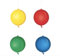 Unique Party Supplies 5144 Latex-Punch-Luftballons - 4er-Packung, 16