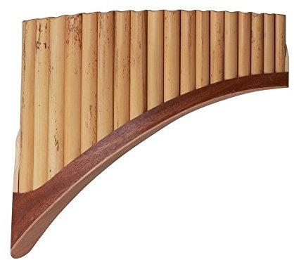 Gewa Panflöte Premium G-Dur 18 Rohre mit Holzschuh