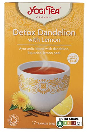 YOGI TEAS - AYURVEDIC Organic Detox with Lemon 17bags (PACK OF 1)