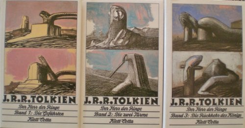J.R.R. Tolkien - Der Herr der Ringe Band 1* Die Gefährten*, Band 2 * Die zwei Türme* Band 3 * Die Rückkehr des Königs gebundene Ausgaben