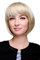 WIG ME UP - 703-613/18F Sexy Bob, Perücke, gerader Pony, Blond, Helles Aschblond
