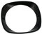 SIMSON Scheinwerferring, Schwarz - Simson KR51 Schwalbe, SR4-2 Star, SR4-3 Sperber, SR4-4 Habicht, MZ ES125, ES150, IWL TR150 Troll