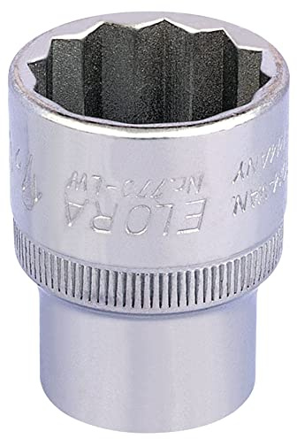 Draper 24856 1/2-inch Whitworth Bi-Hex Socket 1/2-inch Drive