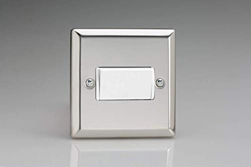 Varilight 10A Fan Isolating Switch (3 Pole) Mirror Chrome XCFIW