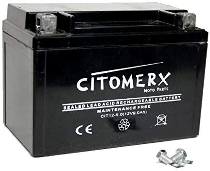 Citomerx - Batterie Scooter Moto 12V 9Ah Ytx9-Bs Sans Entretien Par Ex. Pour Honda, Yamaha