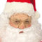 NET TOYS Santa Claus Brille runde Goldrand Weihnachtsbrille Weihnachtsmann Nikolausbrille Weihnachts Accessoires