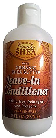 Simply Shea Leave-in Conditioner with Organic Shea Butter (Paraben-free) 8oz by Simply Shea
