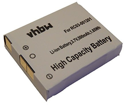 vhbw Batterie Li-ION 500mAh (3.7V) pour Souris Gamer Razer Mamba, RC03-001201, 2012, 2012 Elite 4G, Naga Epic. Remplace: FT703437PP, RZ03-00120100-0000