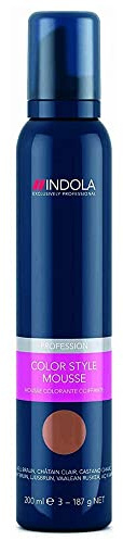 Indola Hair Colour Style Foam, 200 Milliliters, Middle Brown