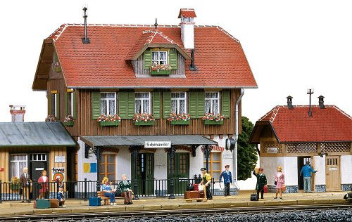 POLA 330901 - Bahnhof „Schönweiler“, Rot/Ausflug, Einfarbig (Getaway Solids)