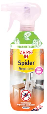 ZeroIn ZER981 500ml Ready to Use Spider Repellent Spray | Natural formula with a fresh mint scent