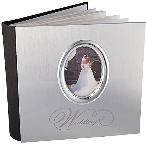 MBI Kunststoff Silber Hochzeit Fotoalbum 23,5 cm x 6.75-inch