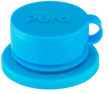 Pura Kiki Big Mouth Silikon-Trinkaufsatz, für Sport, Aqua (Blau)