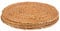 Argon Tableware Round Placemats - 30cm - Pack of 6 - Woven Typha Serving Dish Trays Cake Boards for Appetizers, Lunch, Mains, Parties, Food Presentation