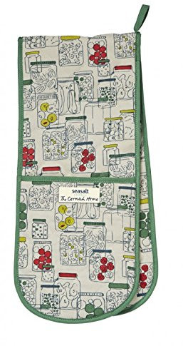 Ulster Weavers Seasalt Jam Jars Double Oven Glove - The Cornish Home
