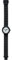 HIP HOP Orologio Solo Tempo Black Tie, Unisex, Completamente Nero con Quadrante Bianco e Numeri Ben Visibili, Cinturino Morbido in Silicone Resistente all'Acqua HWU0636