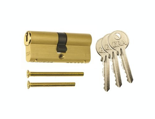 ERA 35 x 35mm 6-Pin Euro Profile Cylinder - Brass