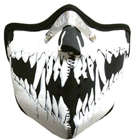 Doktor Hardstuff Biker Maske - Skull Face Mundschutz