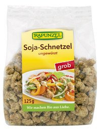 Rapunzel Bio Soja Schnetzel grob, 4er Pack (4 x 125g) - BIO