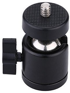 AKOAK 1/4 Swivel Mini Ball Head Screw Tripod Mount for DSLR Camera Camcorder Light Bracket