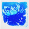 Art3d Fancy Bodenfliese für Kinderzimmer, flüssig umhüllte Bodenfliese, 30 x 30 cm, Blau, 1 Stück