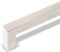 SOTECH 1 Stück Möbelgriff E3 echt Edelstahl BA 480 mm (Profil 15 x 15 mm) Stangengriff Relinggriff Schubladengriff