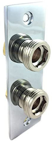 Bidet Douche Shataff Thermostatic Shower Fixing Wall Plate Bathroom Toilet Valve Backplate Chrome