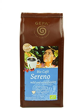GEPA Bio Cafe Sereno entkoffeiniert gemahlen 250g