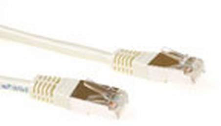 ACT Ivory 20 Meter F/UTP CAT5E Patch Cable with RJ45 connectors
